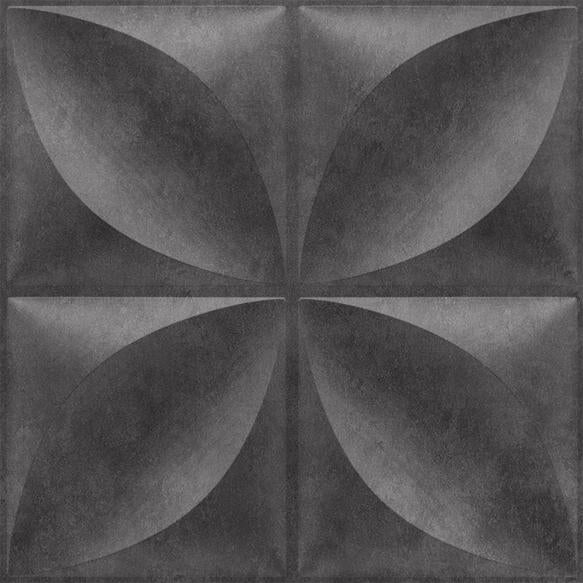 Gray Marble Butterfly 3D Wall Panel Designer Grey 1.6x1.6 Ft -