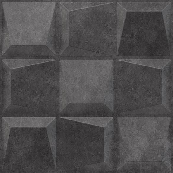 Elevate Interior Panels Nexa Gray Cubical 3D Wall Panel 1.6x1.6 ft designer louvers Grey Grey_Cubical