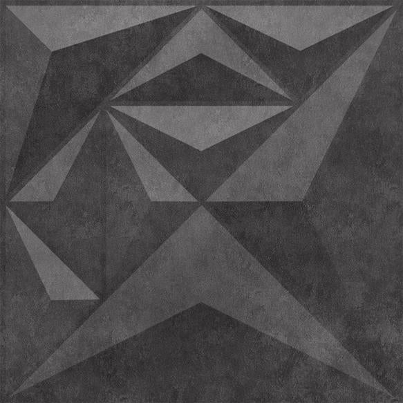 Nexa Gray Diamond 3D Wall Panel Designer Grey 1.6x1.6 Ft -