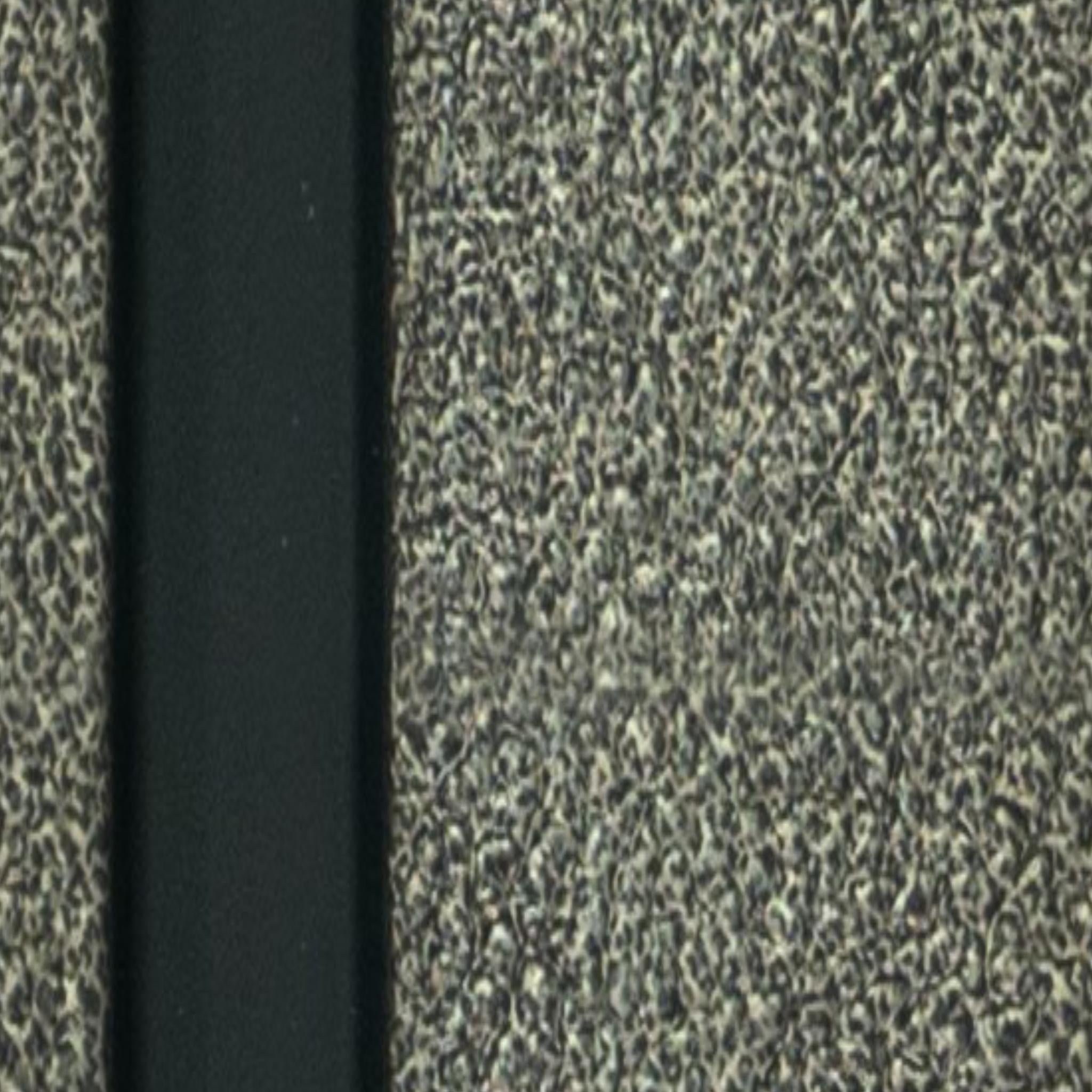 Grey Leather Charcoal Louver Fabric 9.5x0.39 Ft - Wl 2810