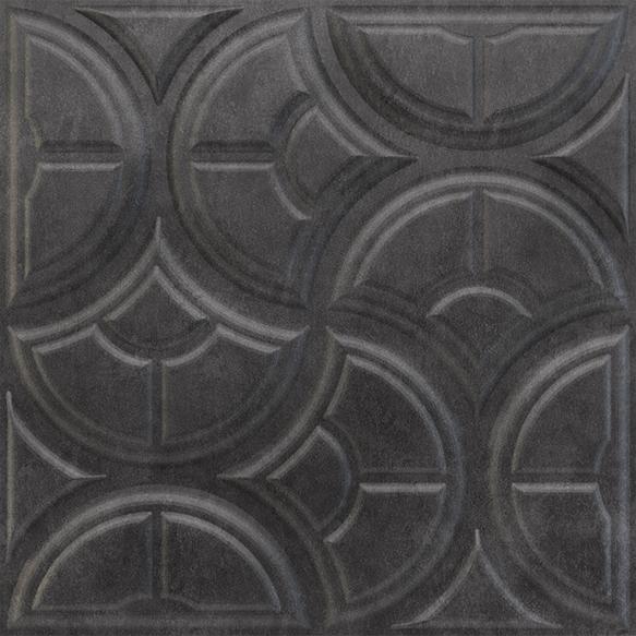Nexa Gray Luna 3D Wall Panel Designer Grey 1.6x1.6 Ft -