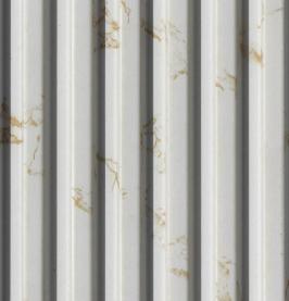 Grey Marble Charcoal Louver & Stone 8x0.41 Ft - 1609