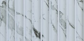 Grey Marble Charcoal Louver & Stone 9.5x0.5 Ft - Fl 6101