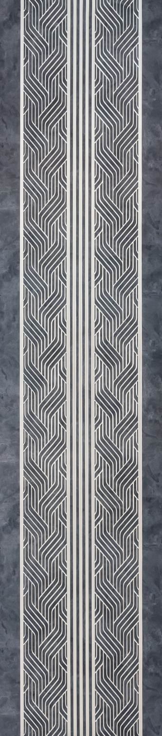 Decorative Wall Panel Designer Grey 8x2 Ft - Ed1008