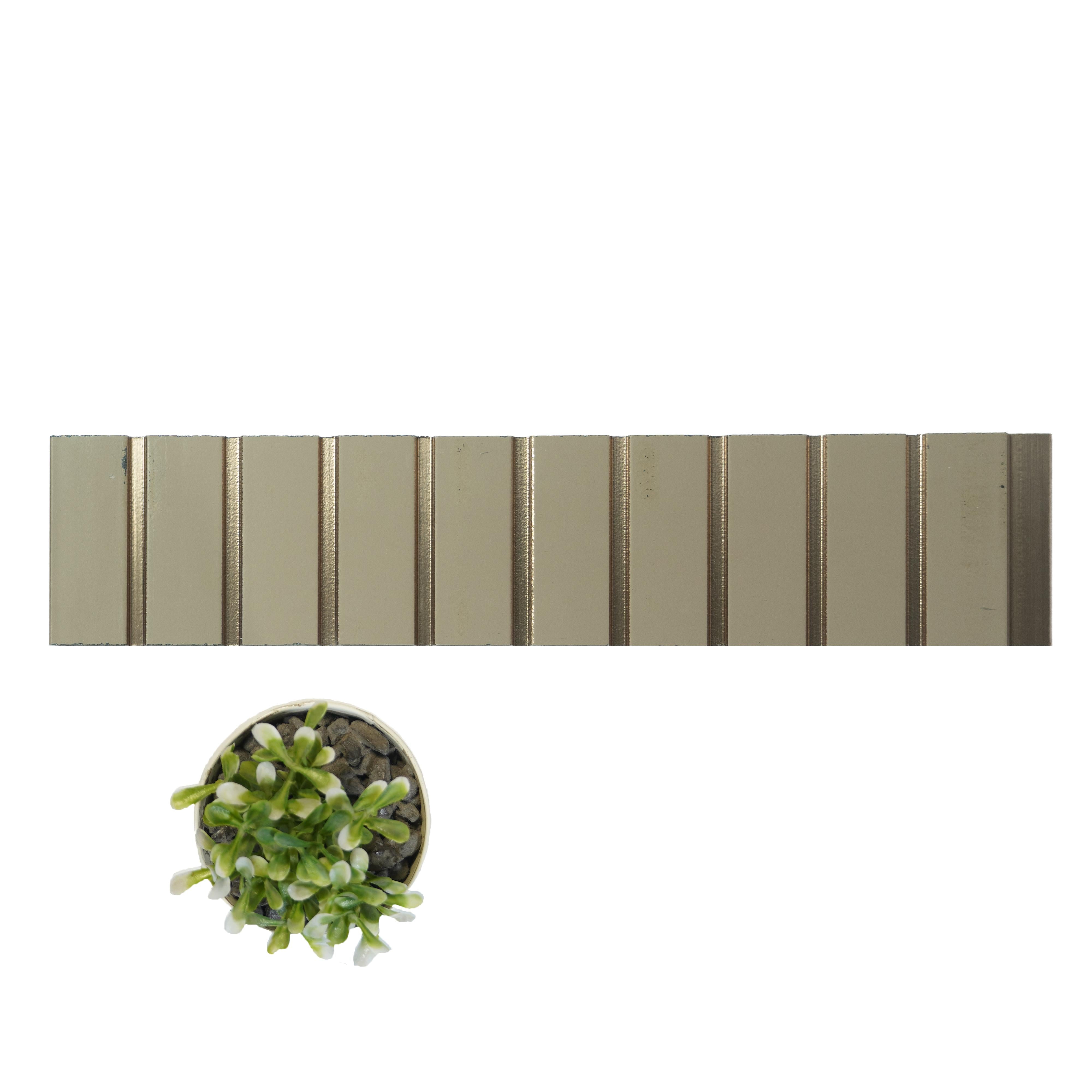 Grey Plain Colour Charcoal Louver Colors 8x1 Ft - Pn 00766