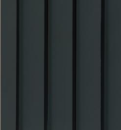 Grey Plain Colour Charcoal Louver Colors 8x0.39 Ft - Wl 1619