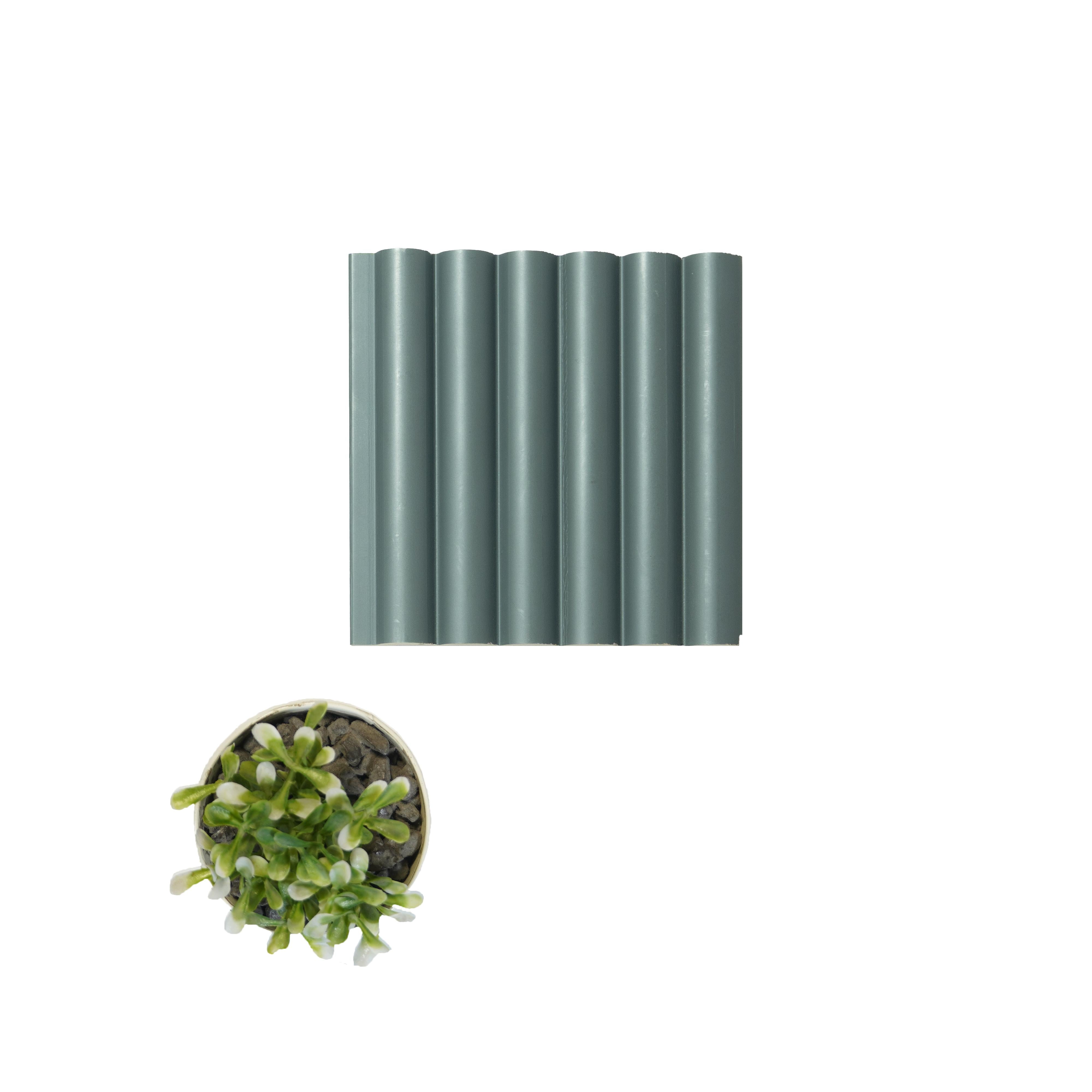 Grey Plain Colour Charcoal Louver Colors 8x0.39 Ft - Wl 1822