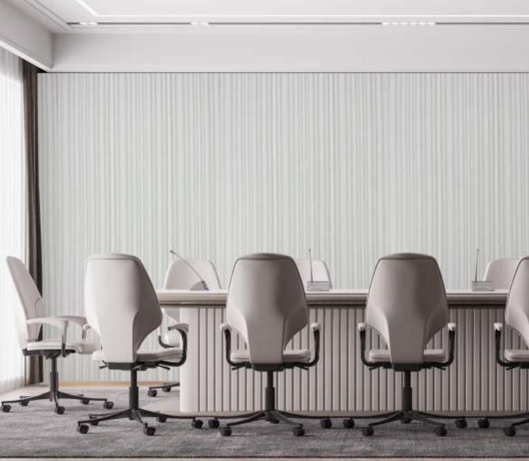 Plain Solids Charcoal Louvers Panel Colors Grey 9.5x0.4 Ft - Pn 00520
