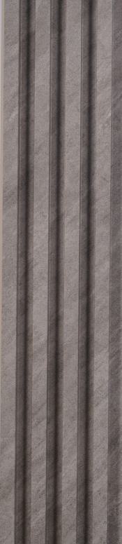 Grey Stone Wpc Louver Marble & 9.5x0.54 Ft - Pn 00417