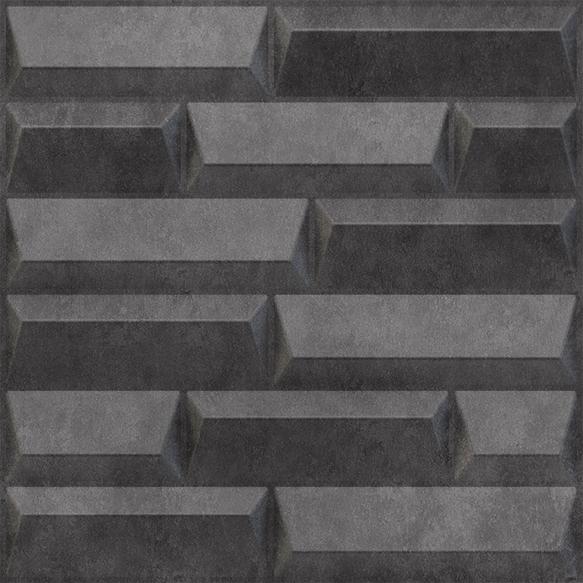 Nexa Gray Vault 3D Wall Panel Designer Grey 1.6x1.6 Ft -