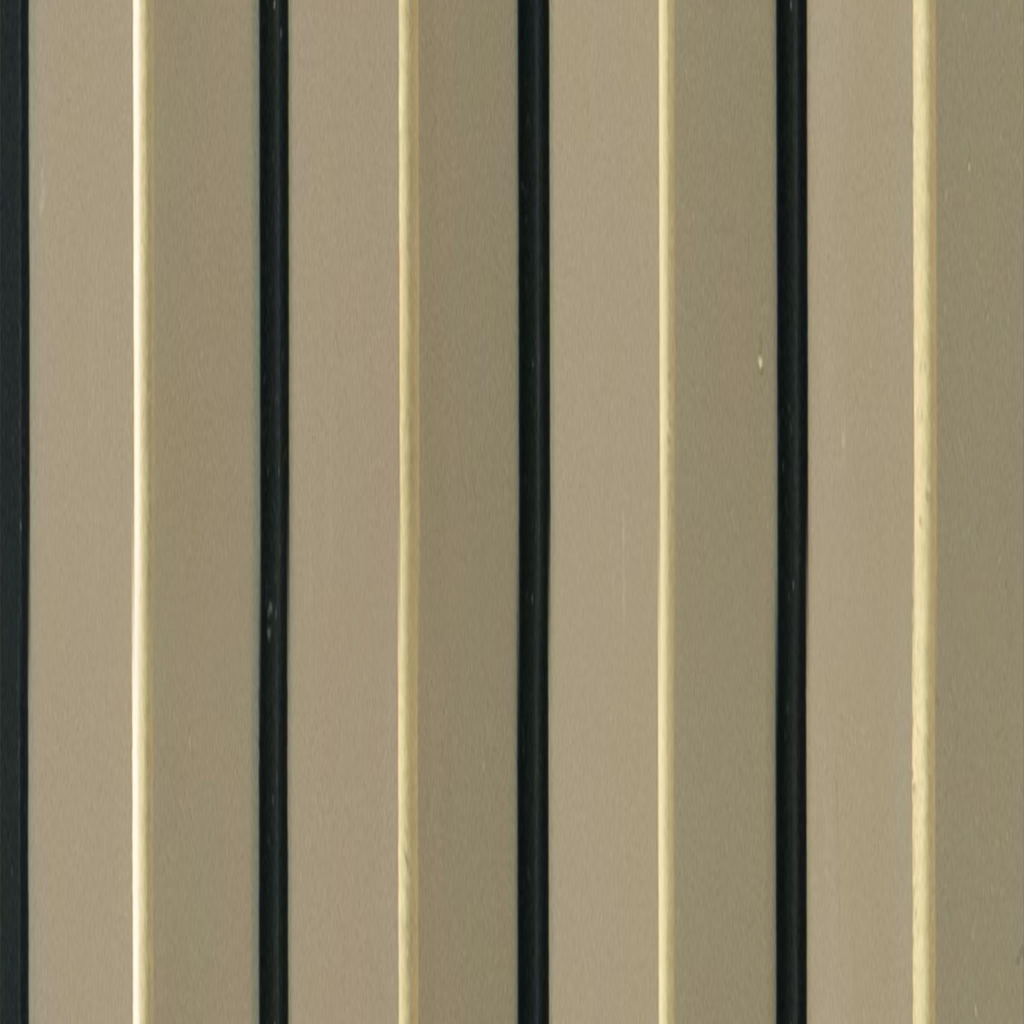 Beige Charcoal Louvers Plain Colors 8x0.39 Ft - 4710