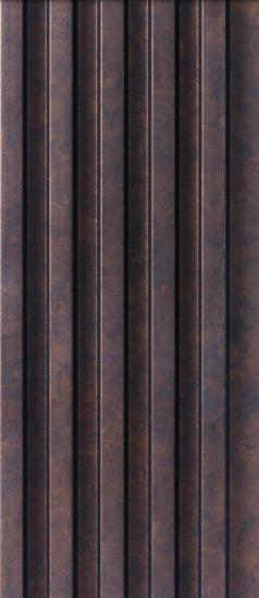 Greymica Brown Charcoal Louvers 8x0.4 ft wood Brown 4510