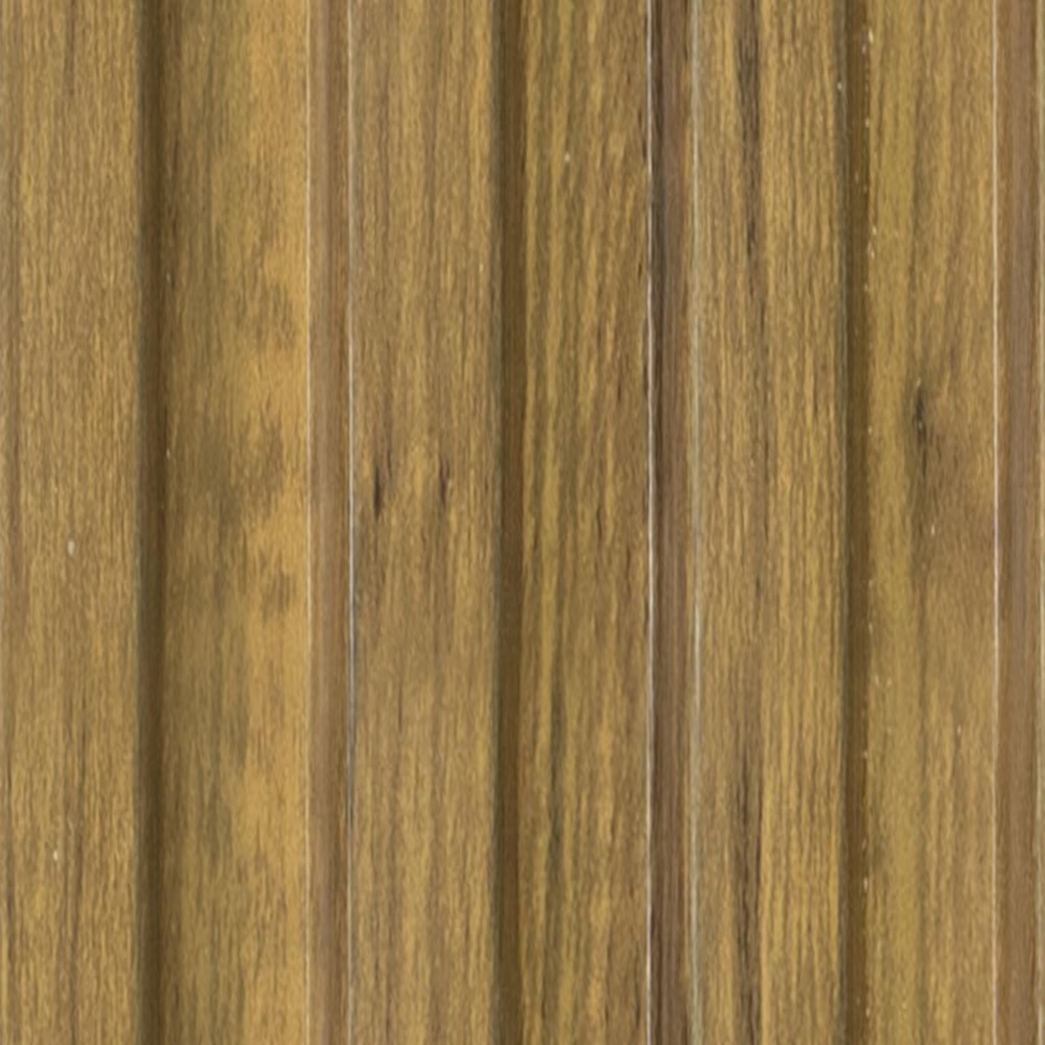 Brown Charcoal Louvers Wood 8x0.4 Ft - 4515