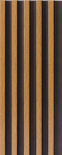 Greymica Brown Charcoal Louvers 8x0.4 ft wood Brown 4519