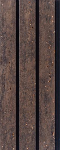 Brown Charcoal Louvers Wood 8x0.4 Ft - 4701