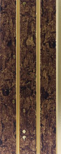 Brown Charcoal Louvers Wood 8x0.4 Ft - 4706