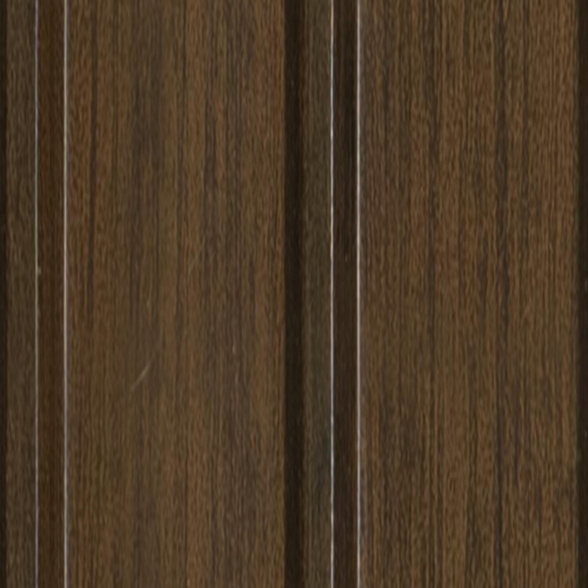 Greymica Brown Charcoal Louvers 8x0.41 ft wood Brown 4504