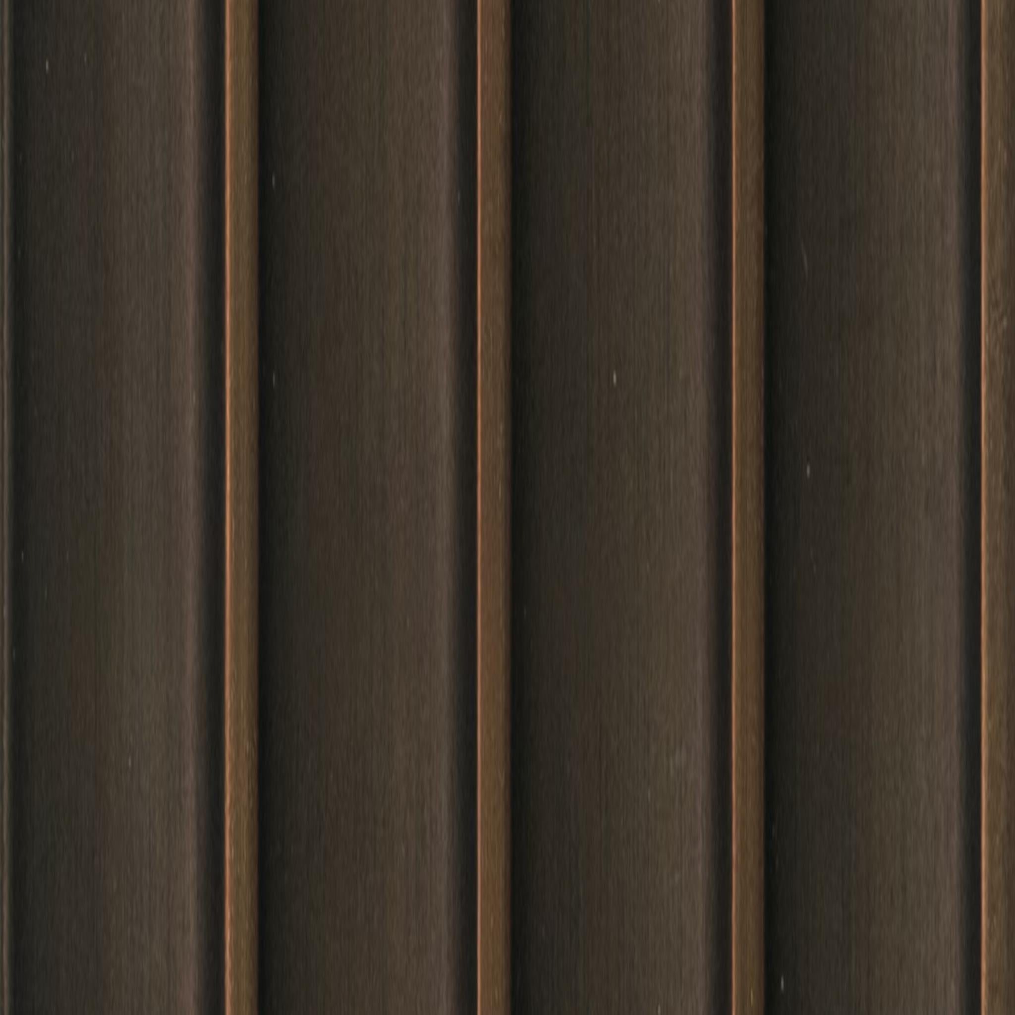 Brown Charcoal Louvers Plain Colors 8x0.41 Ft - 8523