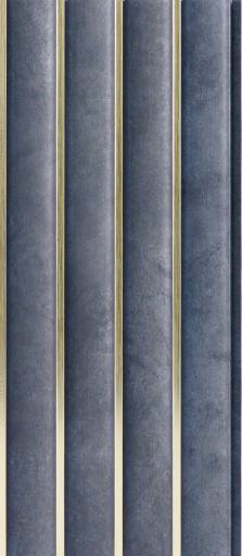 Grey Charcoal Louvers Marble & Stone 8x0.41 Ft - 8520