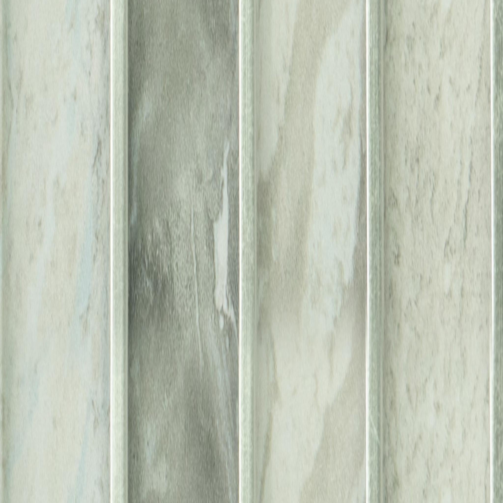 Grey Charcoal Louvers Marble & Stone 8x0.41 Ft - 8522