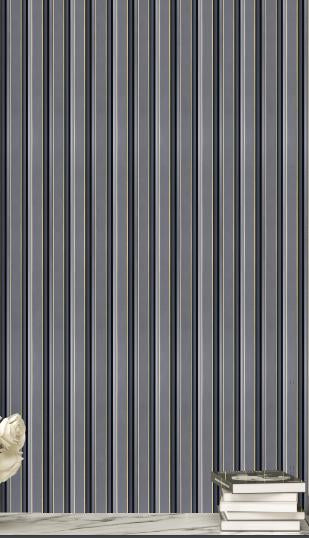 Grey Charcoal Louvers Plain Colors 8x0.41 Ft - 8531