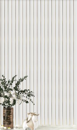 White Charcoal Louvers Plain Colors 8x0.39 Ft - 4707