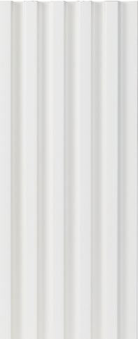 Greymica White Charcoal Louvers 8x0.4 ft plain colors White 4511