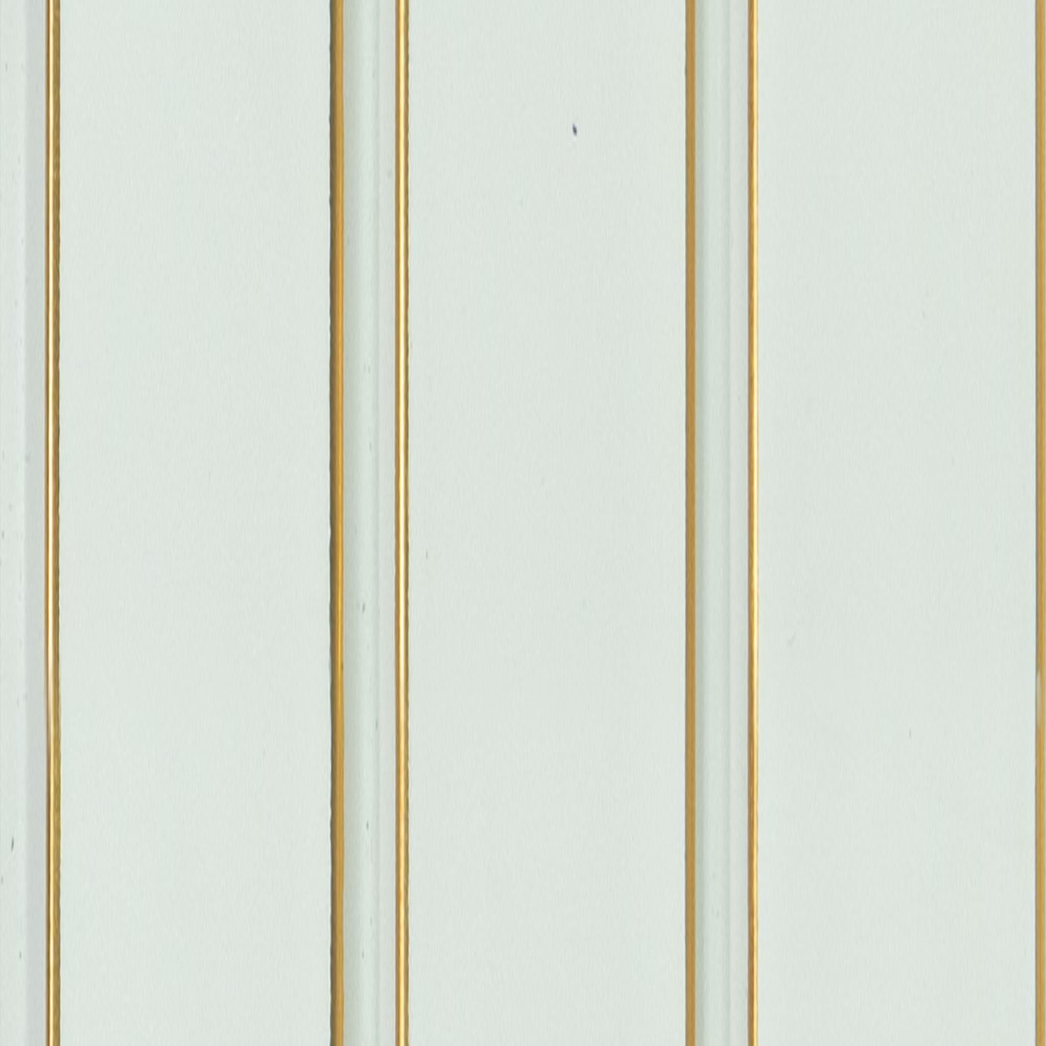 White Charcoal Louvers Marble & Stone 8x0.4 Ft - 4703
