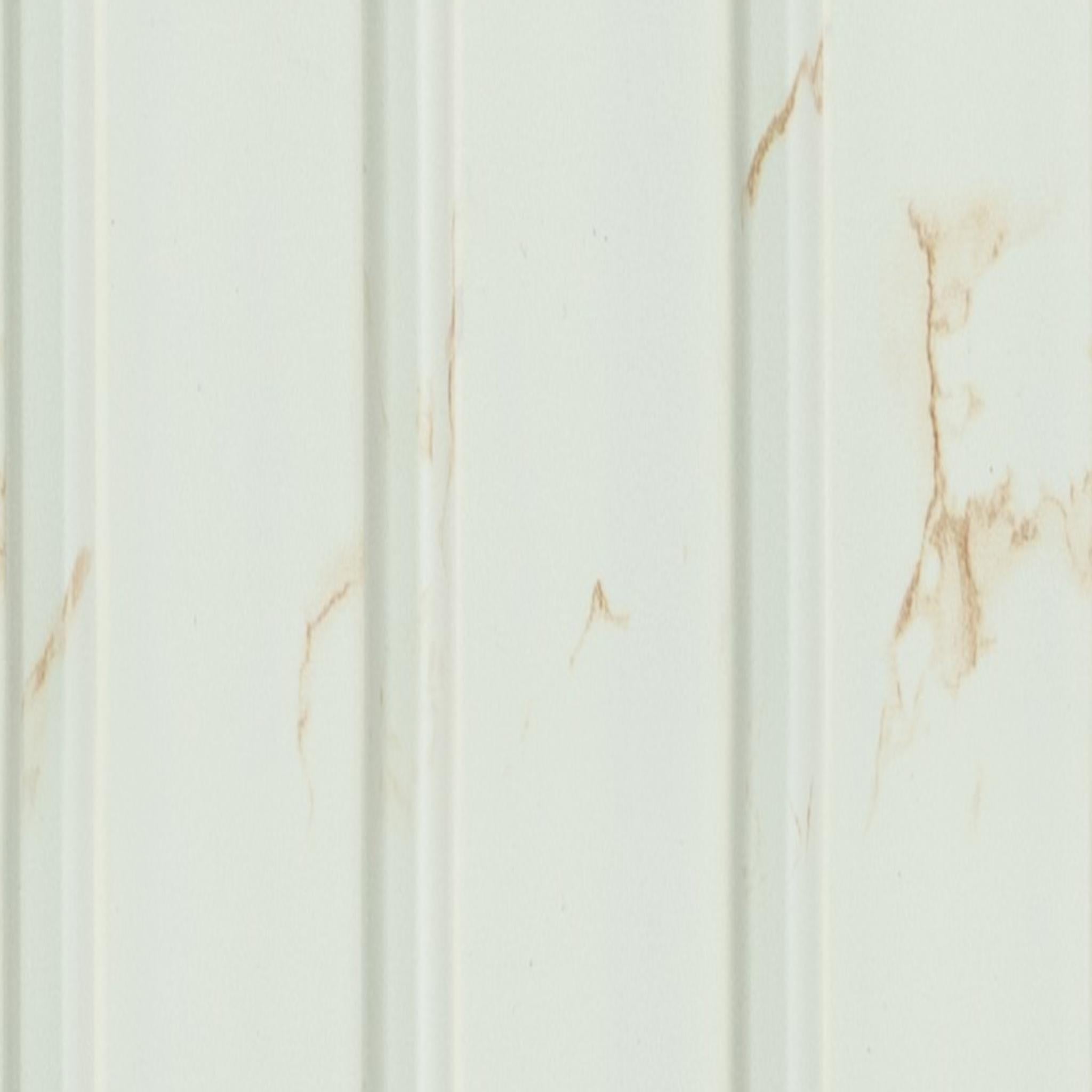 White Charcoal Louvers Marble & Stone 8x0.41 Ft - 4506