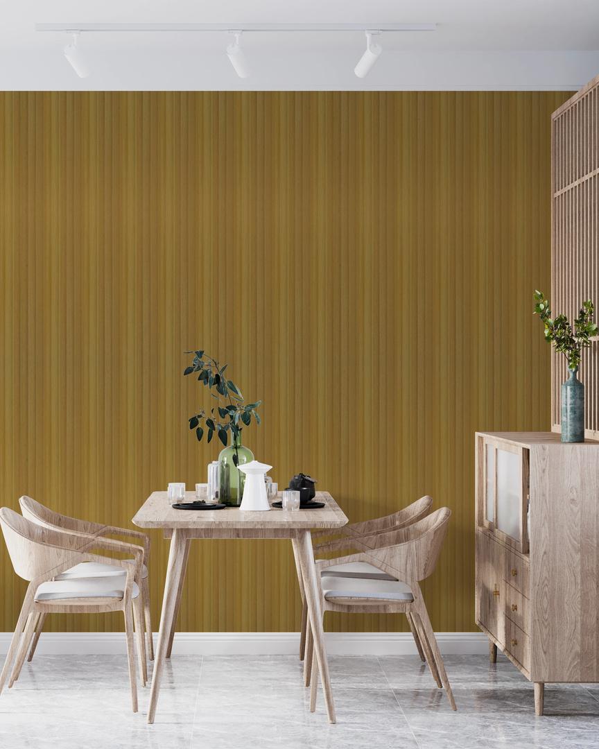 TM03A Honey Yellow Interlock WPC Louvers 9.35x0.41 ft plain colors Honey Yellow PN 02738