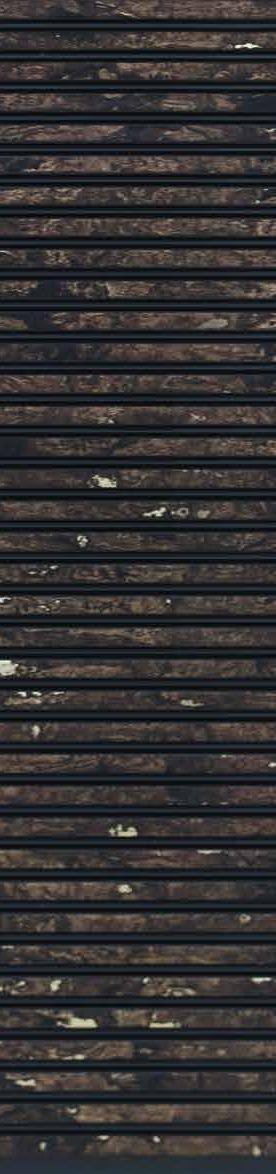 Iconica Series Louvers Panel Designer Brown 8x1 Ft - Ic 1508