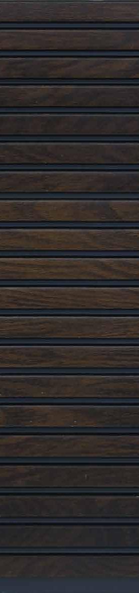 Iconica Series Louvers Wood Brown 8x1 Ft - Ic 1527