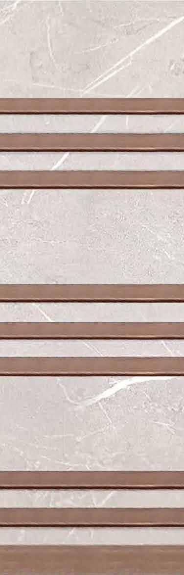 Iconica Series Louvers Designer Beige 8x1 Ft - Ic 1602