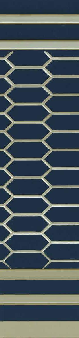 Iconica Series Louvers Designer Blue 8x1 Ft - Ic 1608