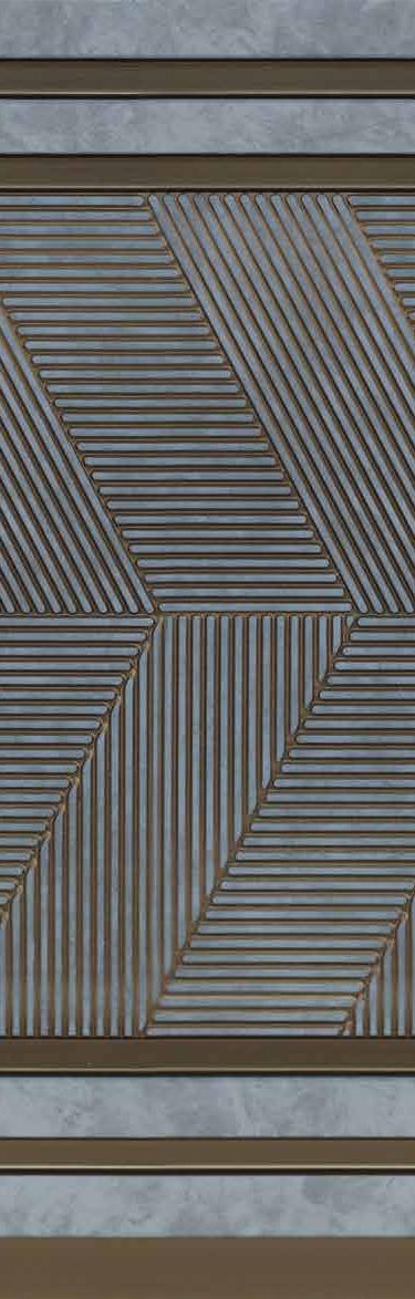 Iconica Series Louvers Wood Grey 8x1 Ft - Ic 1613
