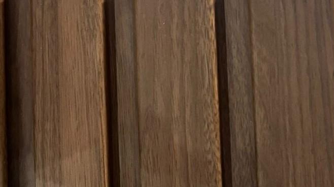 10 Ft X 0.86 Louvers Panel Wood Brown 10x0.86 - Imperial Nut
