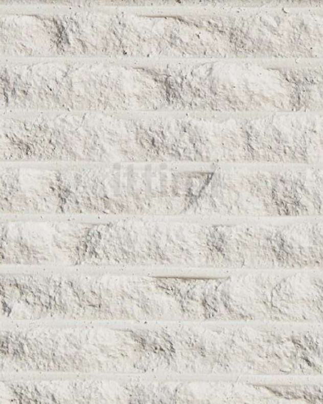 Linear Stone Clay Crafted Interior Cladding Designer Louvers Grey 3.93x2 Ft - Ittimi