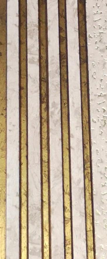 Ivory Charcoal Louvers Wood 8x0.41 Ft - 4019