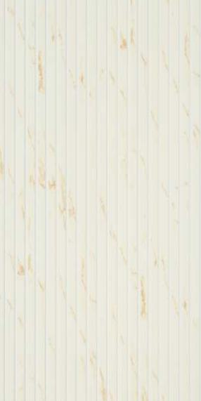 Ivory Marble Charcoal Louvers & Stone 9.5x1 Ft - Rc 11112