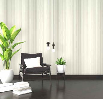 Premium Charcoal Panel Plain Colors Louvers Ivory 8x0.41 Ft - Pn 00619