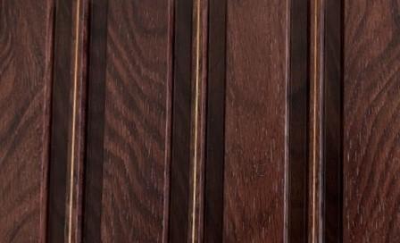 Charcoal Louvers Panel Designer Brown 8x4 Ft - L-6501