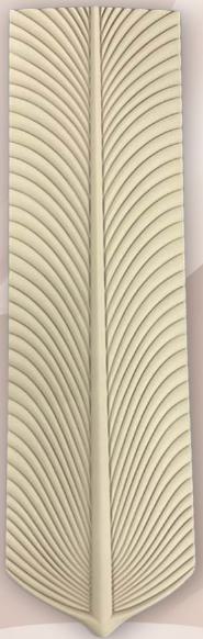 Light Beige Buff Pu Stone Panel Designer Louvers 3x0.65 Ft - Pn 03114 E
