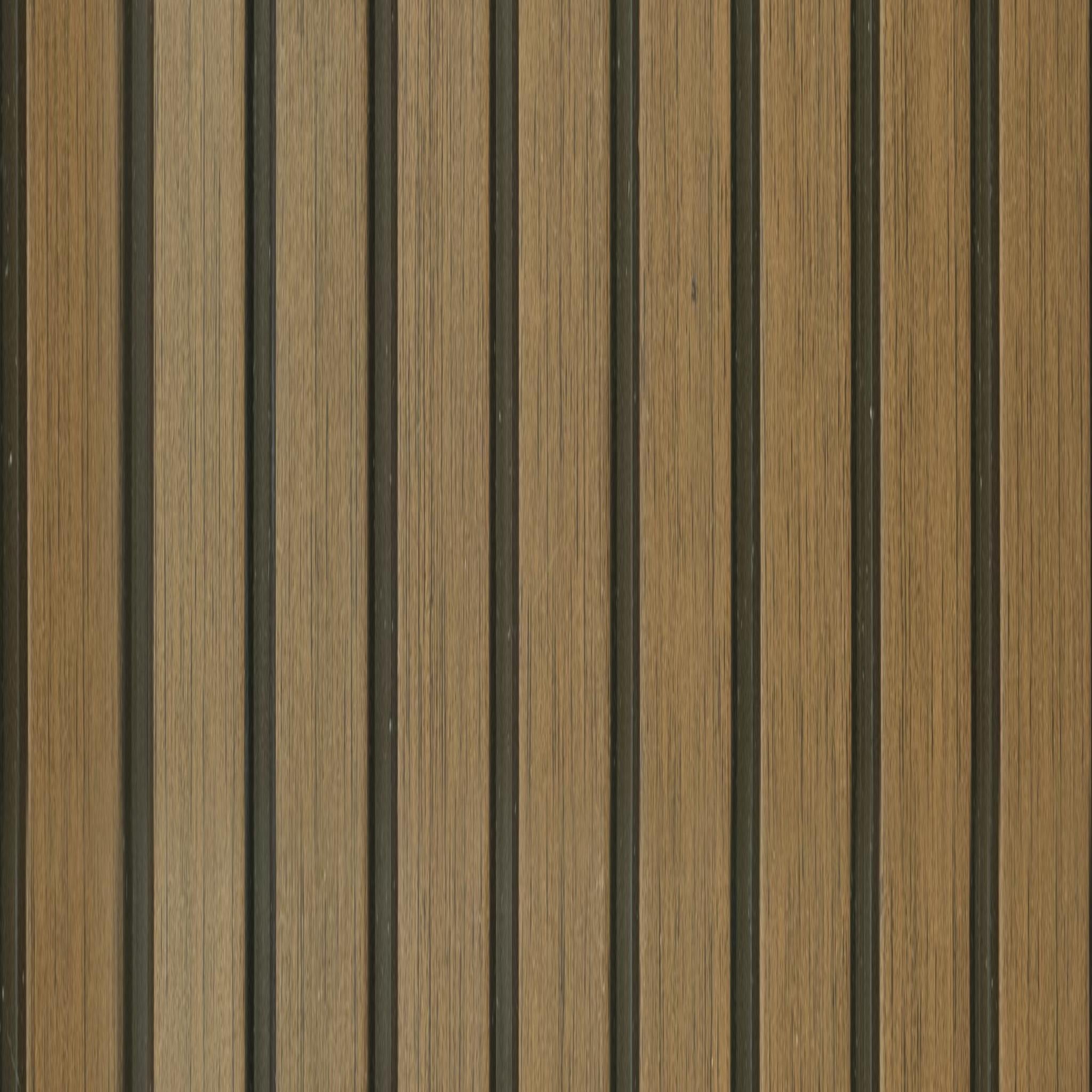 Rang Charcoal Louver Panel Wood Light Brown 8x1 Ft - Ra 8117