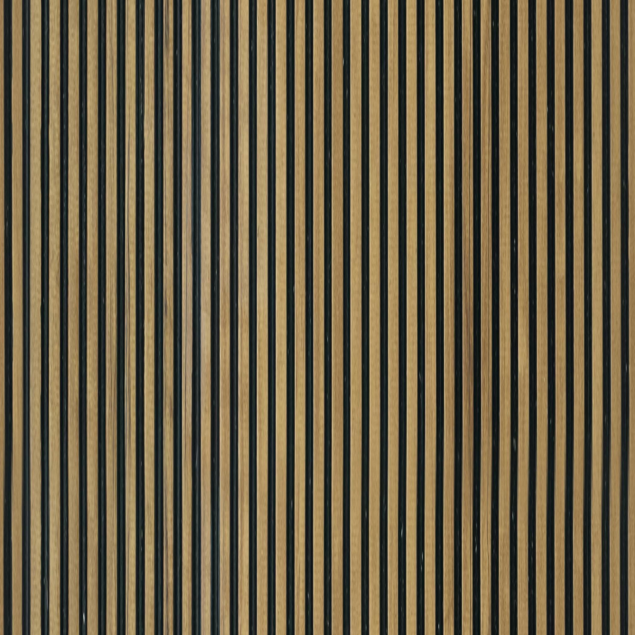 Rang Charcoal Louver Wood Light Brown 8x1 Ft - Ra 8124