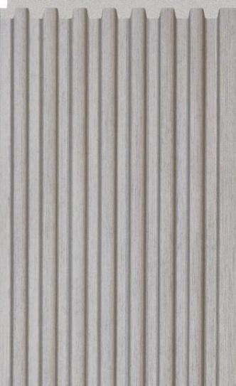 Charcoal Louvers Panel Plain Colors Light Gray 9.5x0.4 Ft - Pn 02715 L