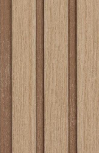 Charcoal Louvers Wood Light Oak 9.5x0.39 Ft - Pn 02718 T