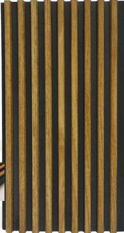 Light Oak Wooden Wpc Louver Wood 9.5x0.41 Ft - Pn 03016 L