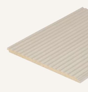 Magvee Vienna Slanks Louvers 8x0.39 ft wood Grey 043