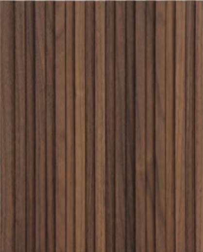 Magvee Hanoi Louvers 8x0.39 ft wood Brown 084