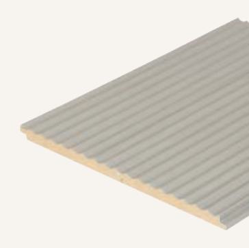 Moscow Louvers Wood Grey 8x0.39 Ft - 495